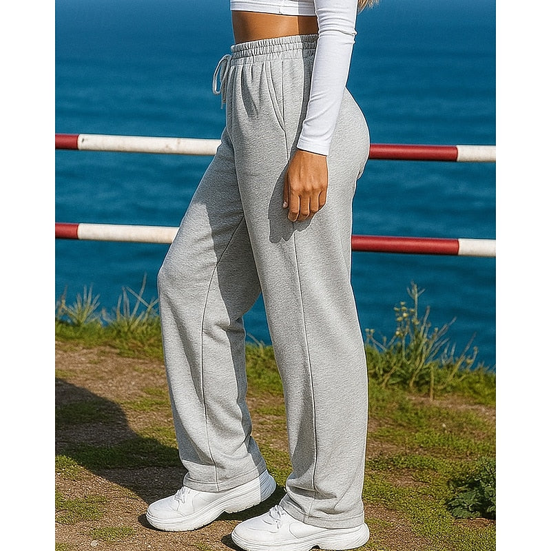 Marguerite Rose | Relaxed Wide-Leg Lounge Pants Image