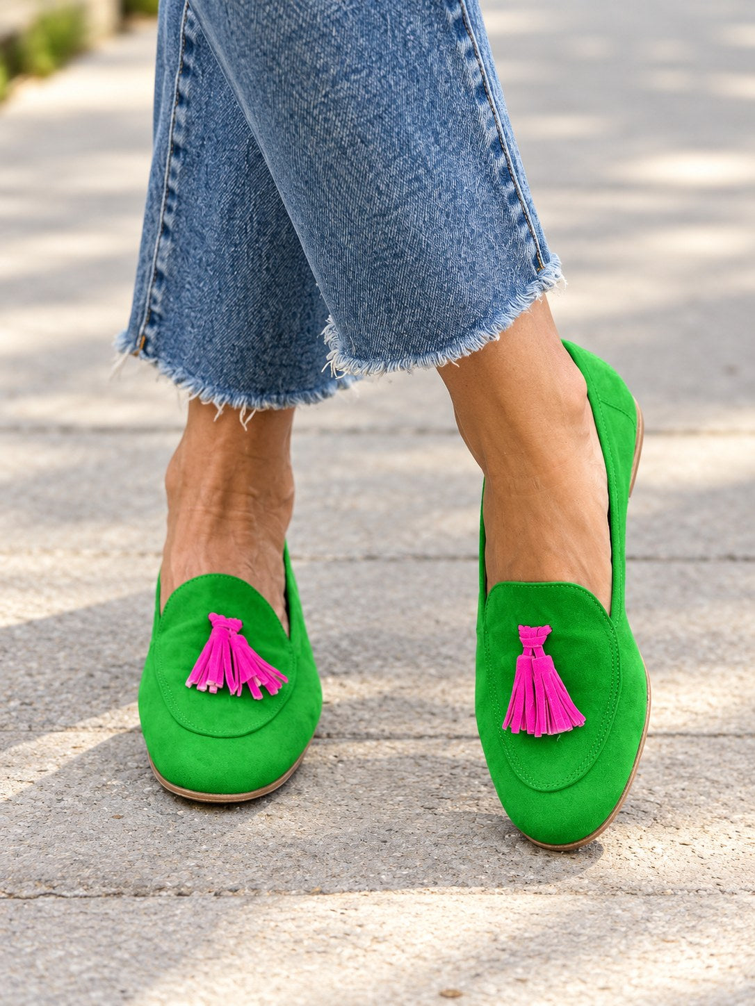 Irene | Classic Round Toe Tassel Loafer