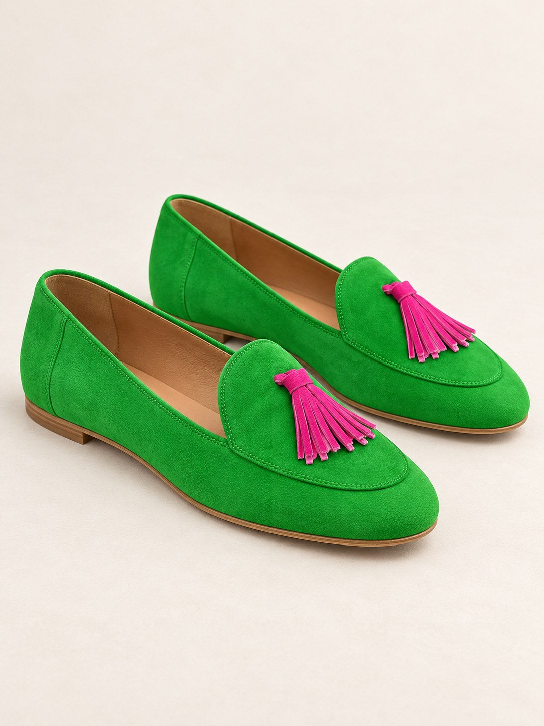 Irene | Classic Round Toe Tassel Loafer Image