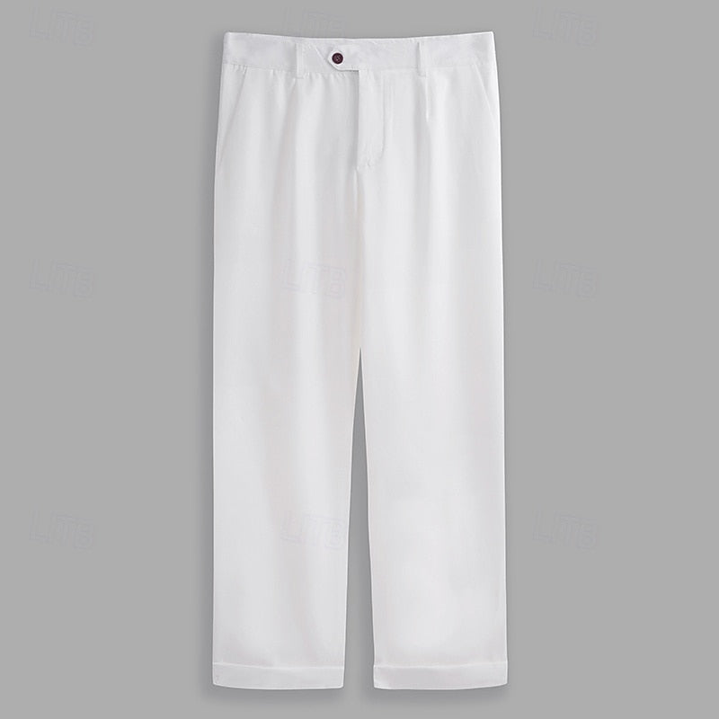 Reid | Tailored Straight-Leg Dress Pants Image