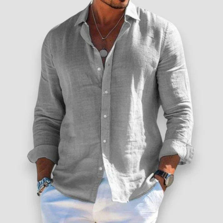 Connor | Casual Summer Long Sleeve Shirt Image