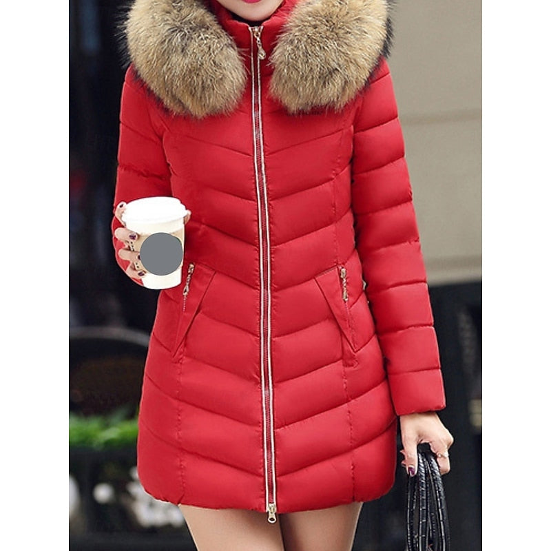 Gwendolyn | Hooded Quilted Winter Parka Image