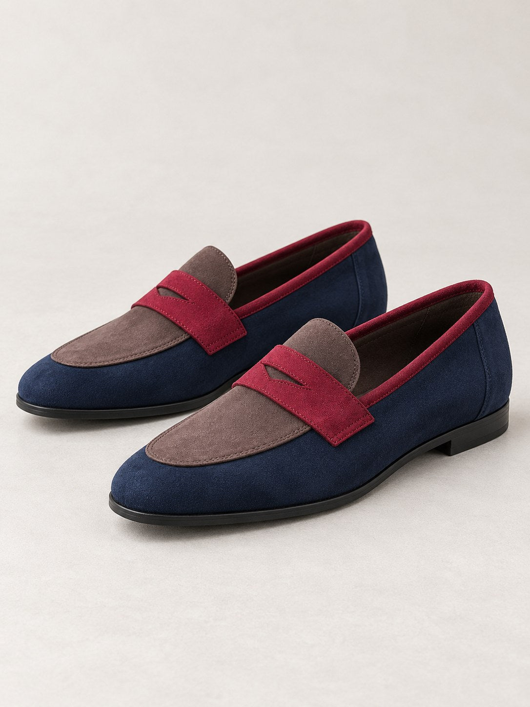 Jane | Stylish Color Block Loafers