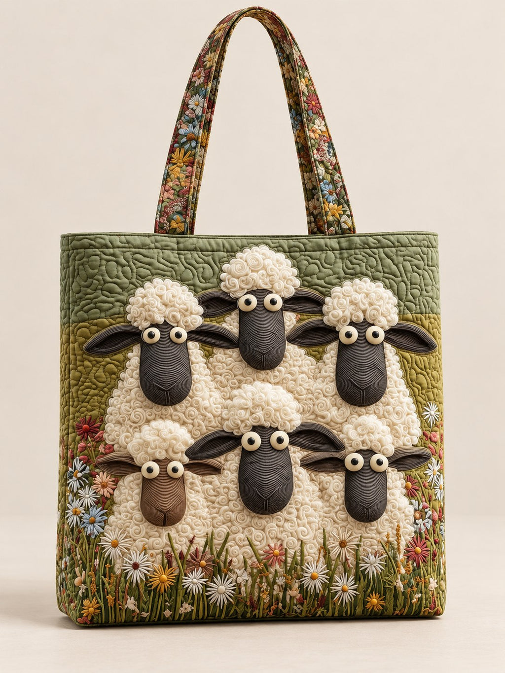 Janet | Stylish Sheep Art Tote Bag
