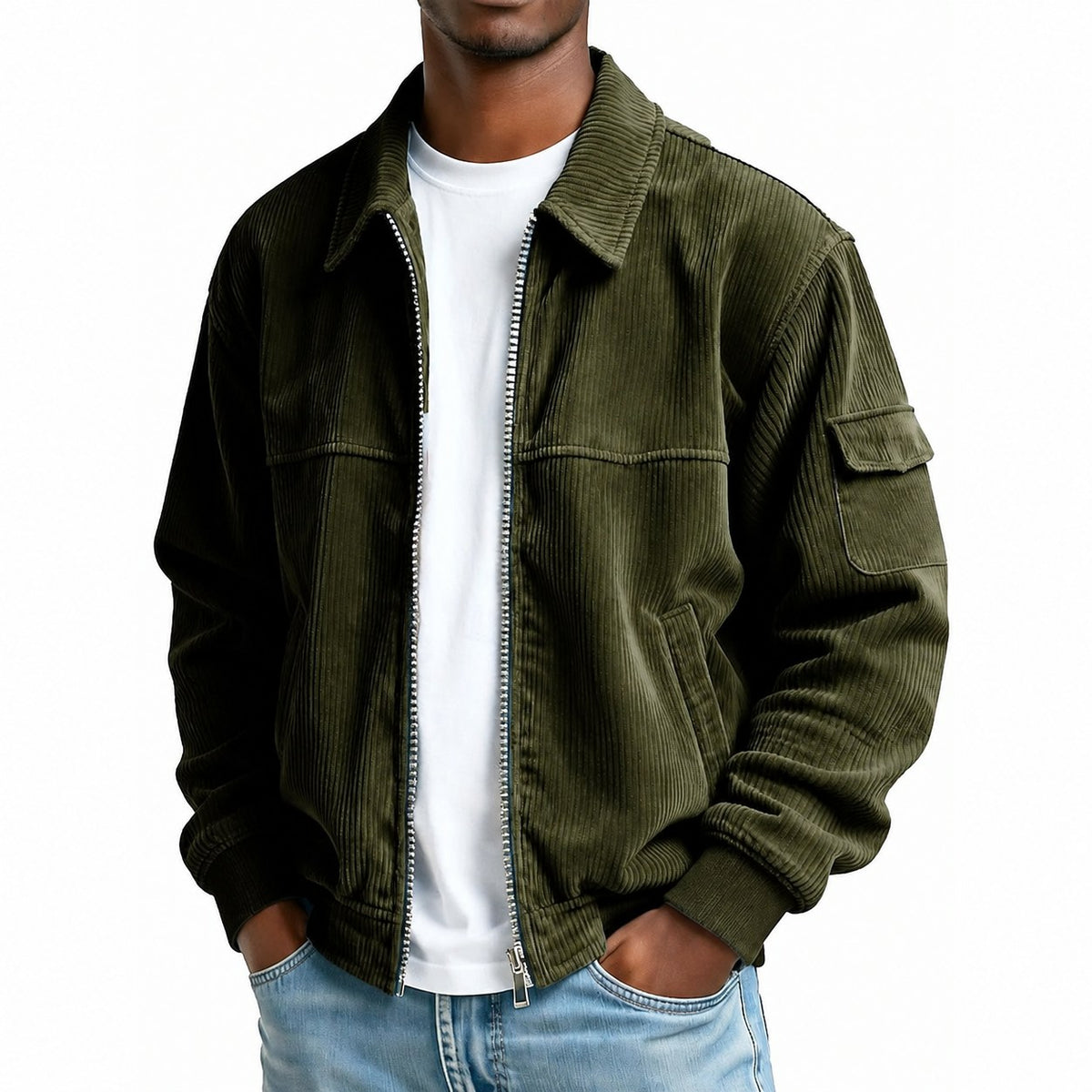 Jasper | Ribbed Textured Jacket Image