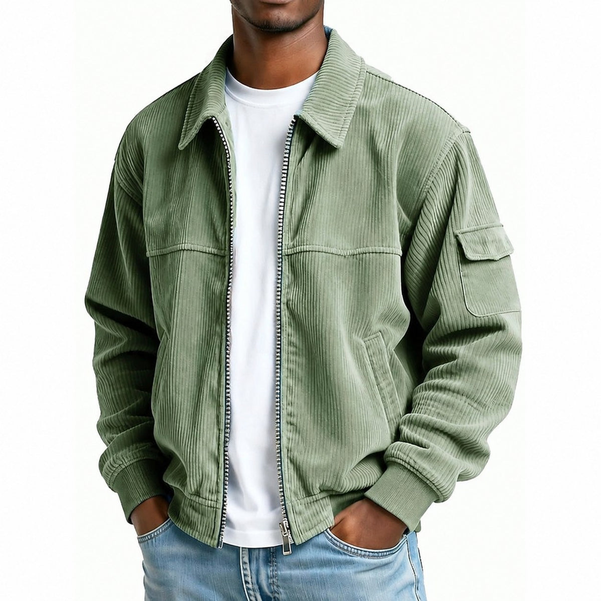 Jasper | Ribbed Textured Jacket Image