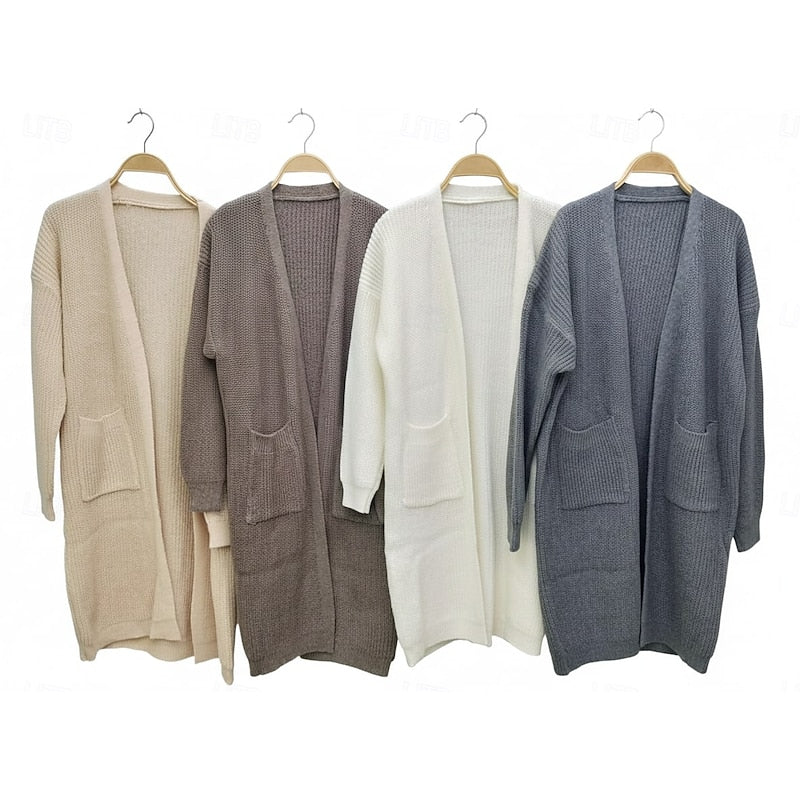 Genevieve | Longline Open-Front Cardigan Image