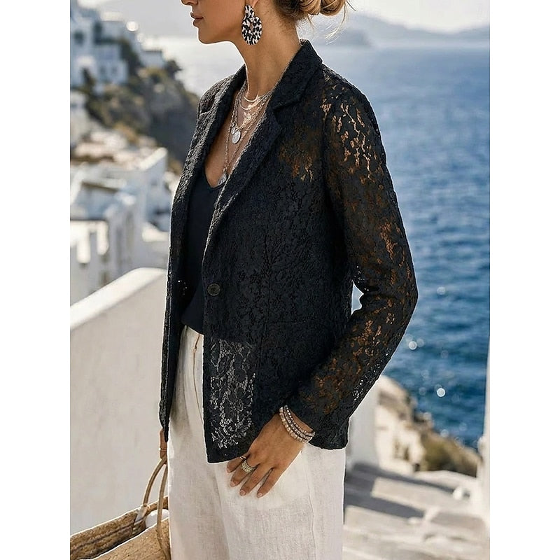 Annalise | Refined Openwork Blazer Image