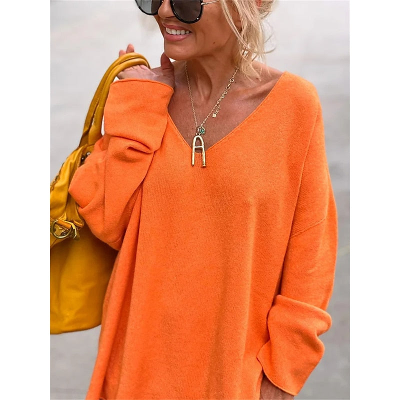 Willow | Relaxed V-Neck Pullover Image