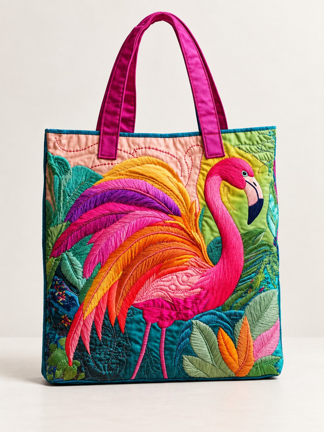 Kelly | Multicolor Bird Art Tote Bag