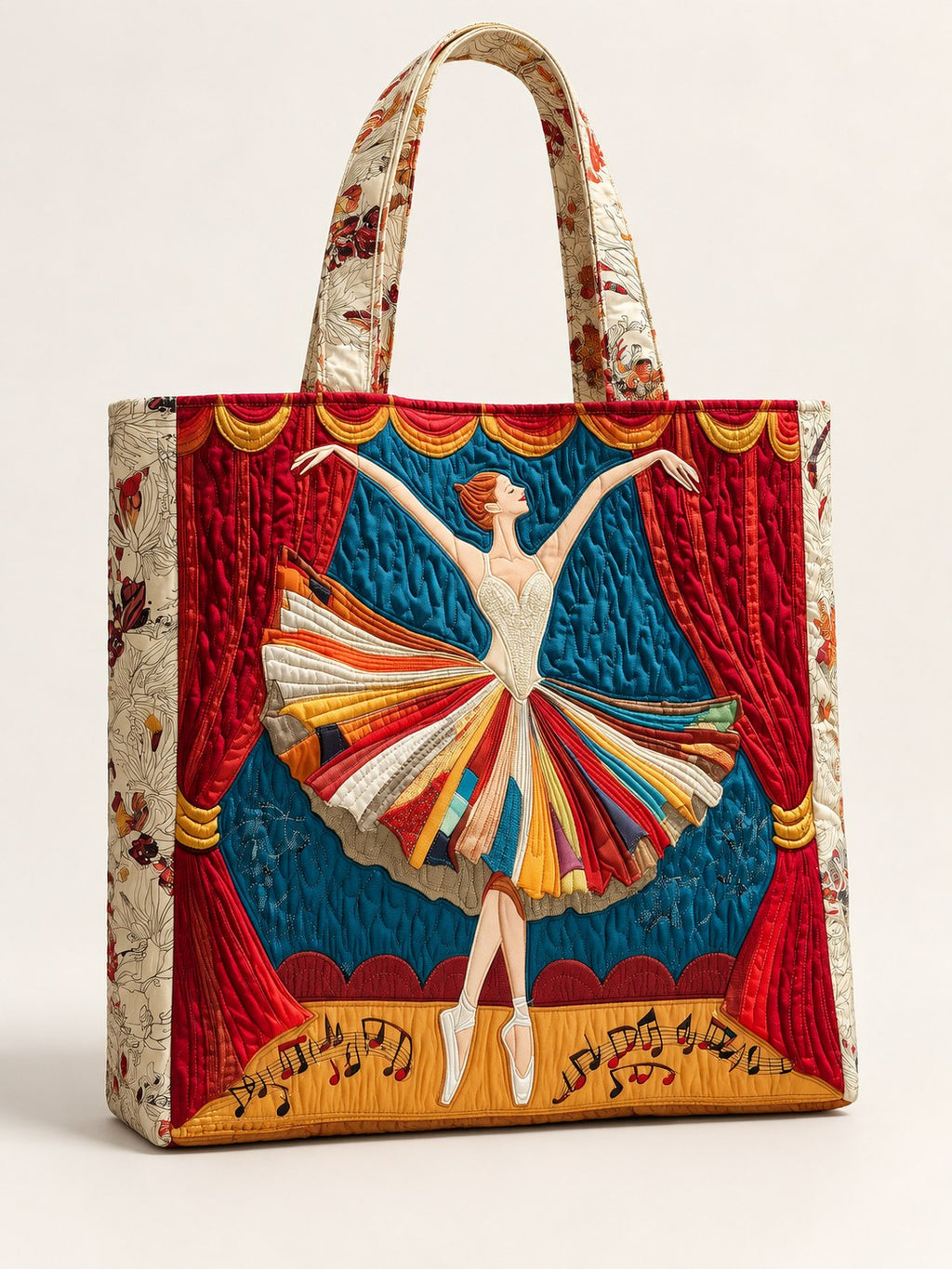 Kimberly | Multicolor Ballerina Art Tote Bag