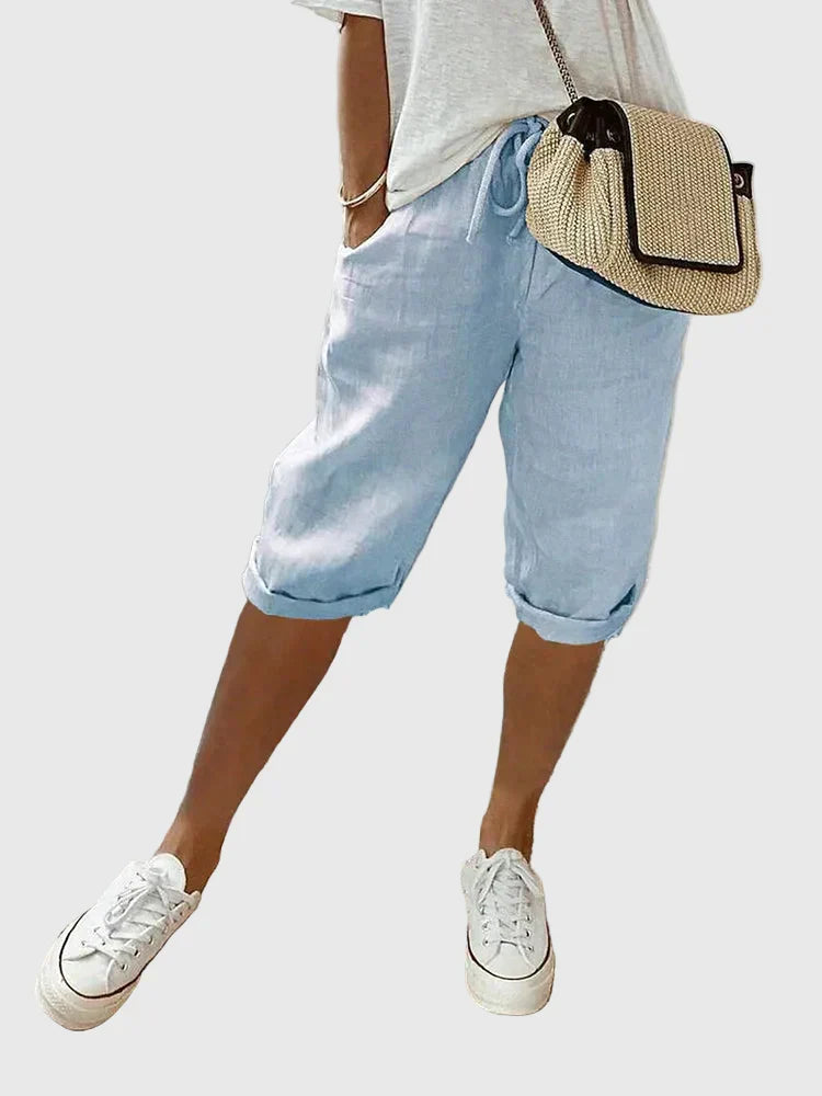 Grace | Soft Tailored Comfort Shorts Image