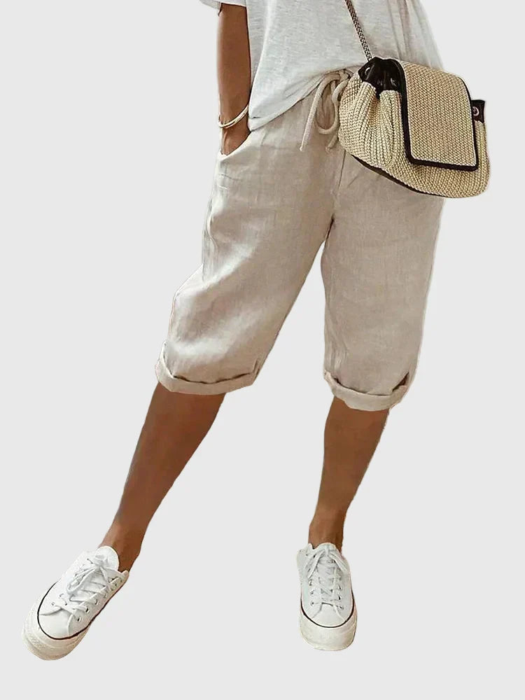 Grace | Soft Tailored Comfort Shorts Image