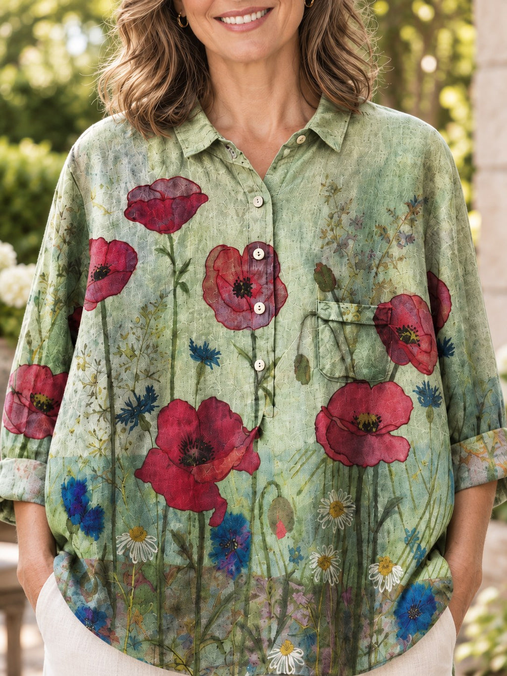 Krista | Casual Artistic Collar Blouse