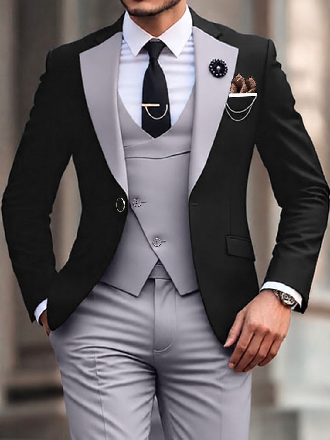 Lawrence | Tailored Three-Piece Suit Image