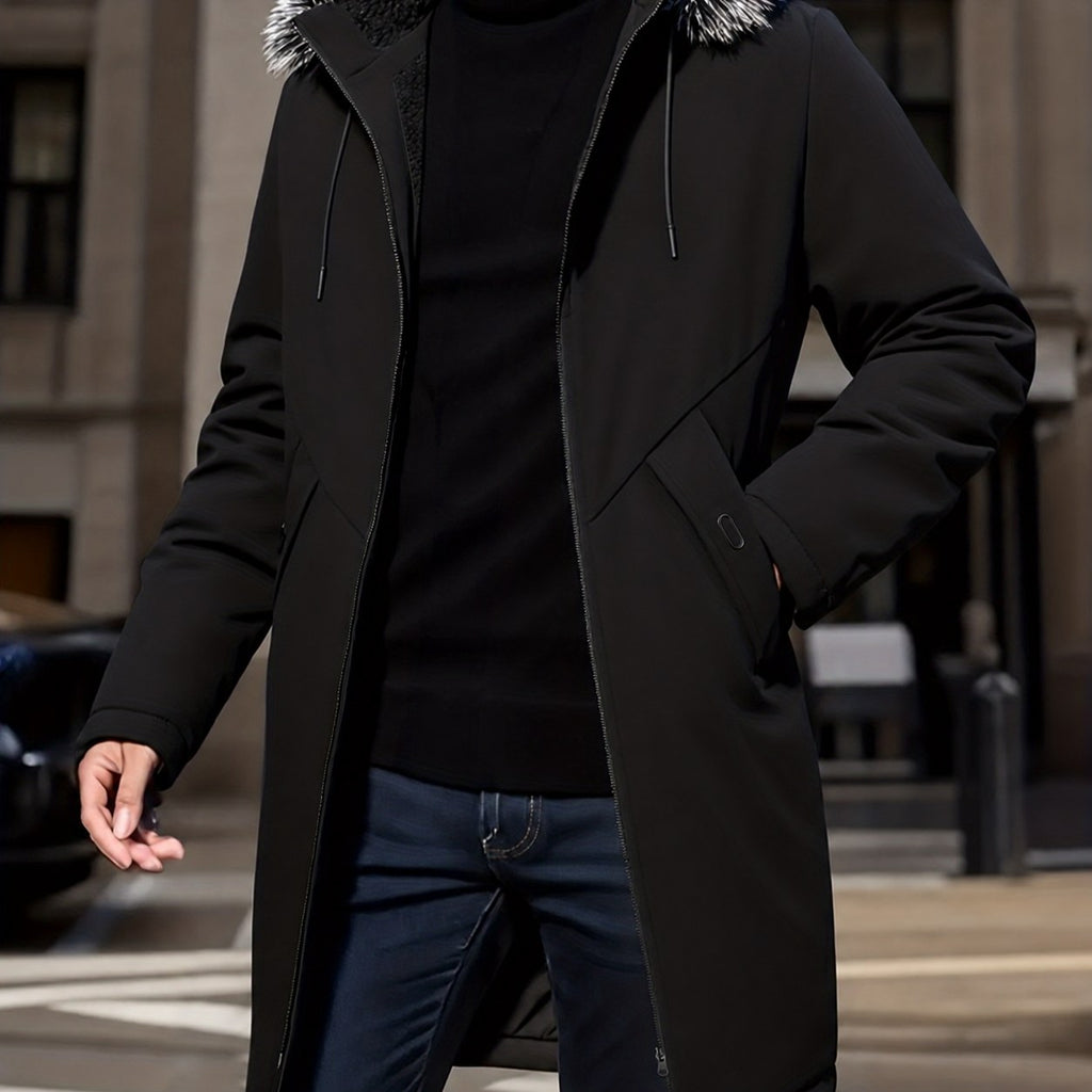Lincoln | Hooded Mid-Length Parka Jacket