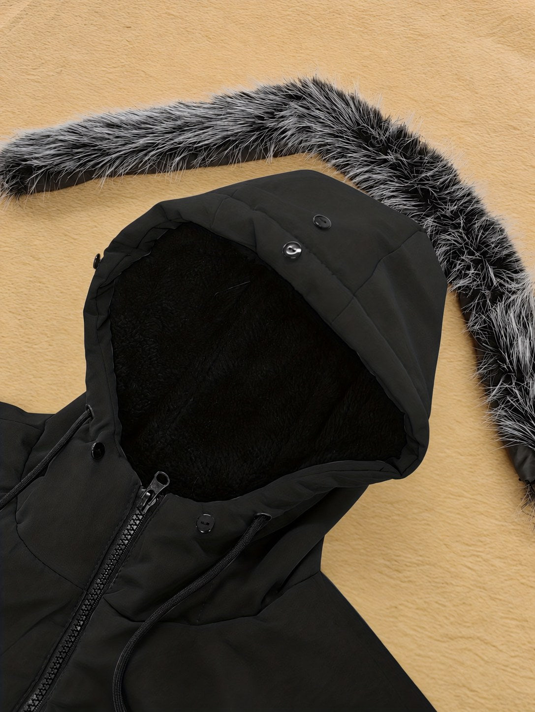 Lincoln | Hooded Mid-Length Parka Jacket