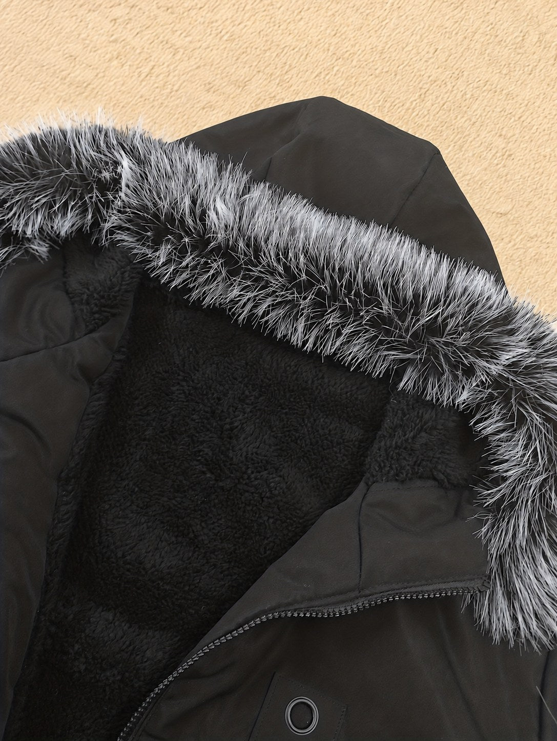Lincoln | Hooded Mid-Length Parka Jacket Image