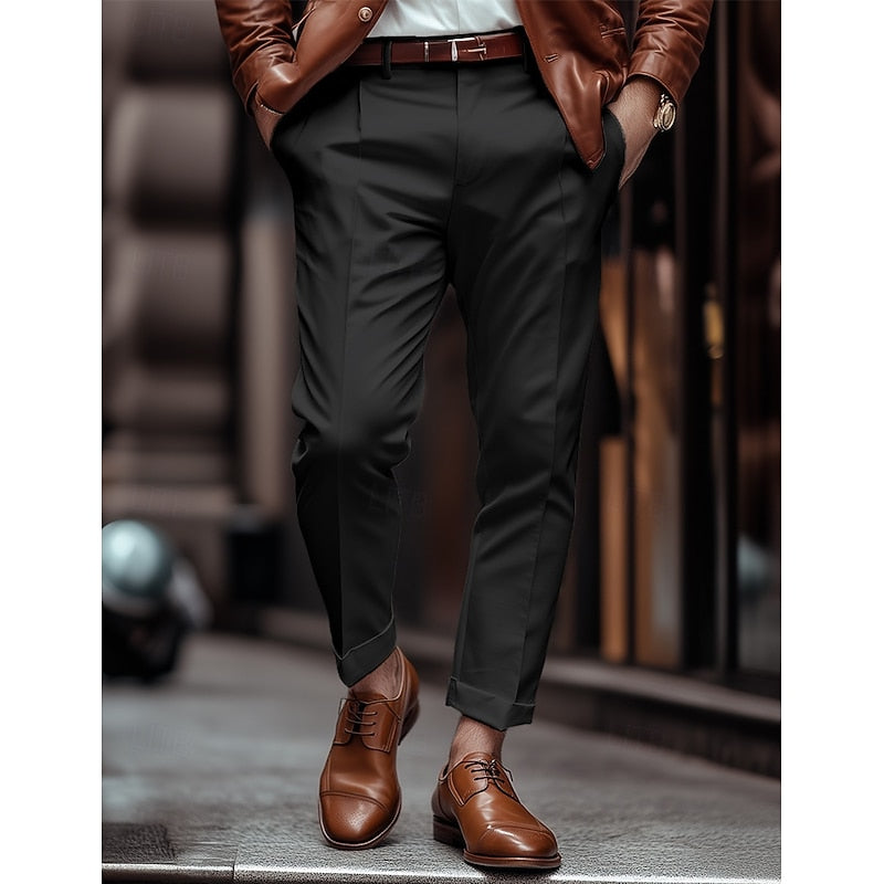 Sebastian | Tailored Pleated Trousers Image