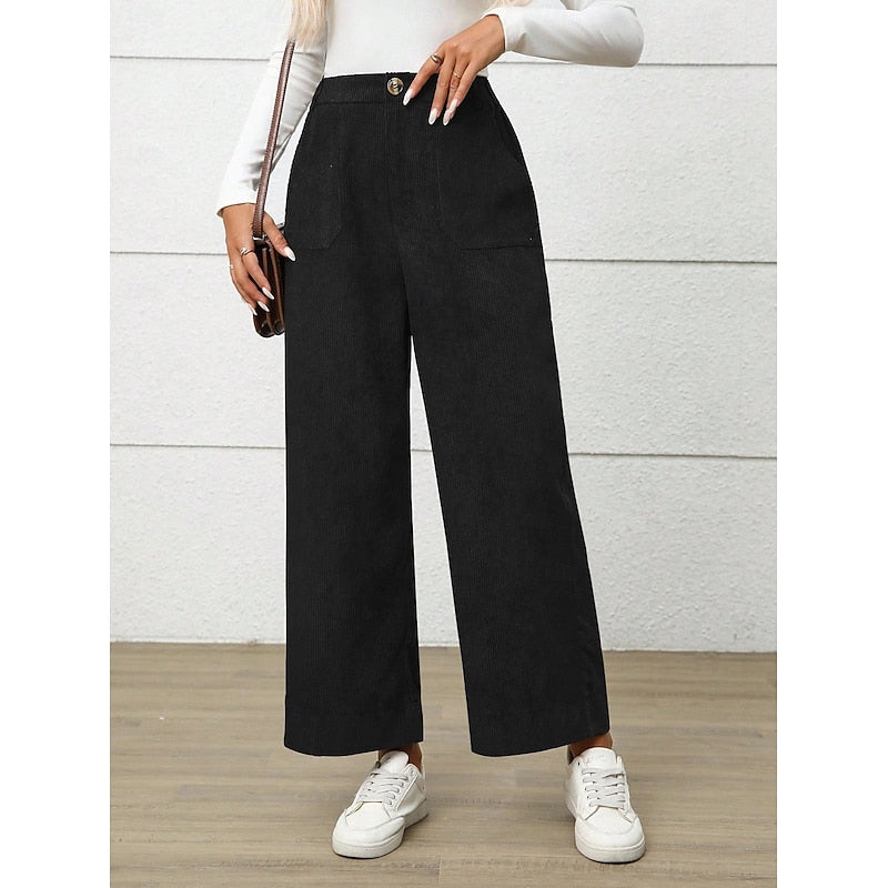 Simone | Wide-Leg High-Waist Pants Image