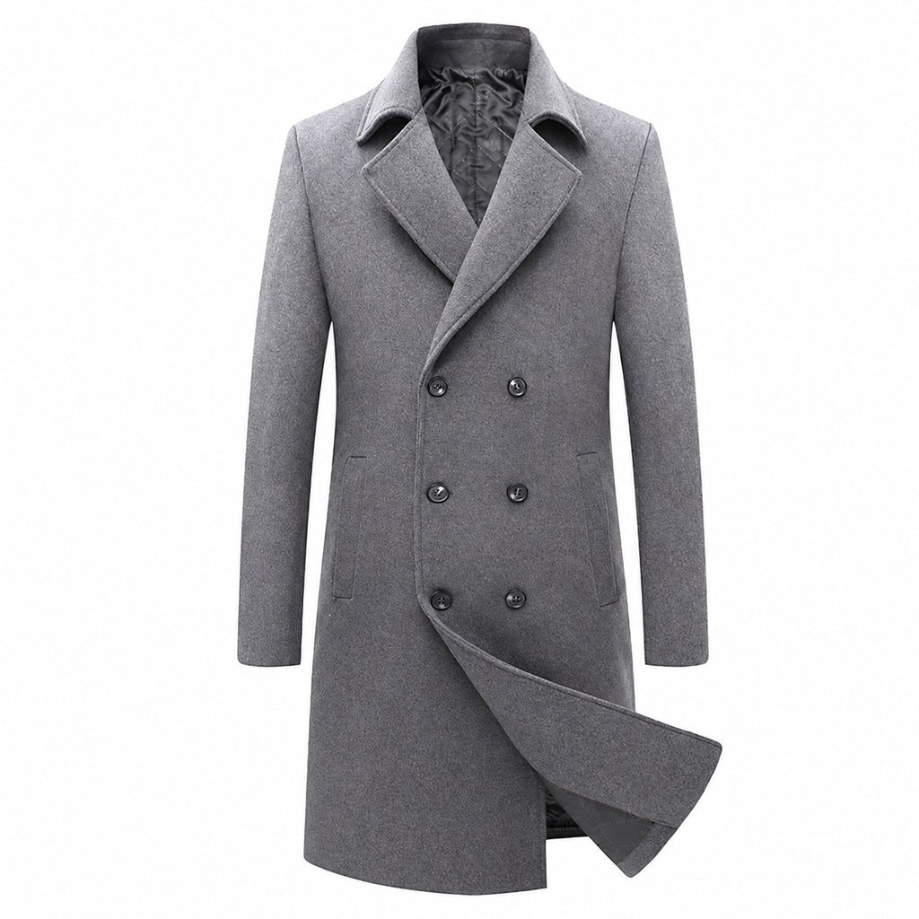 Malcolm | Refined Double-Breasted Overcoat