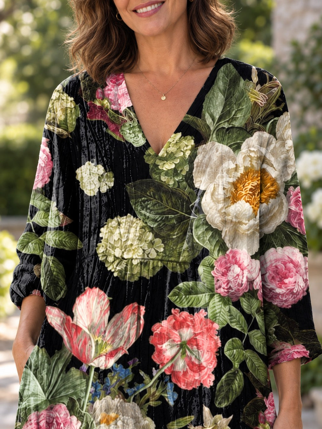 Margaux | Vintage Lovely Floral Art Dress