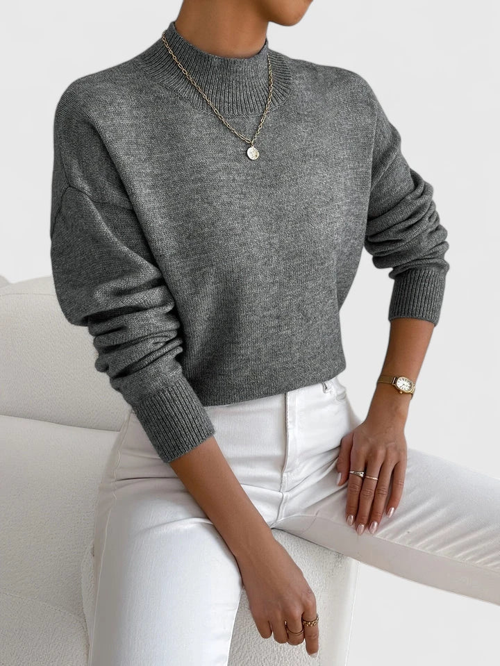 Wren | Elegant Mock-Neck Sweater Image