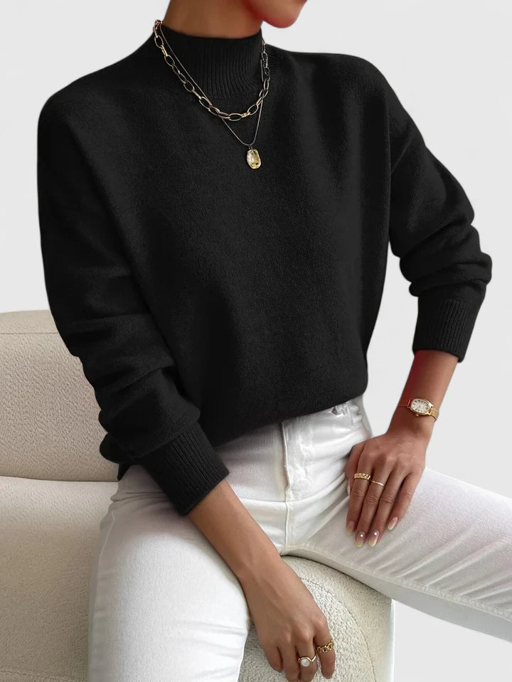 Wren | Elegant Mock-Neck Sweater Image