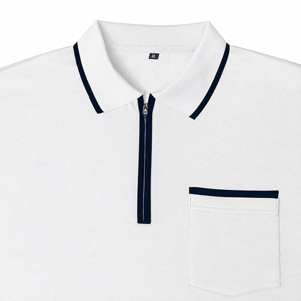 Maurice | Refined Quarter-Zip Polo Shirt