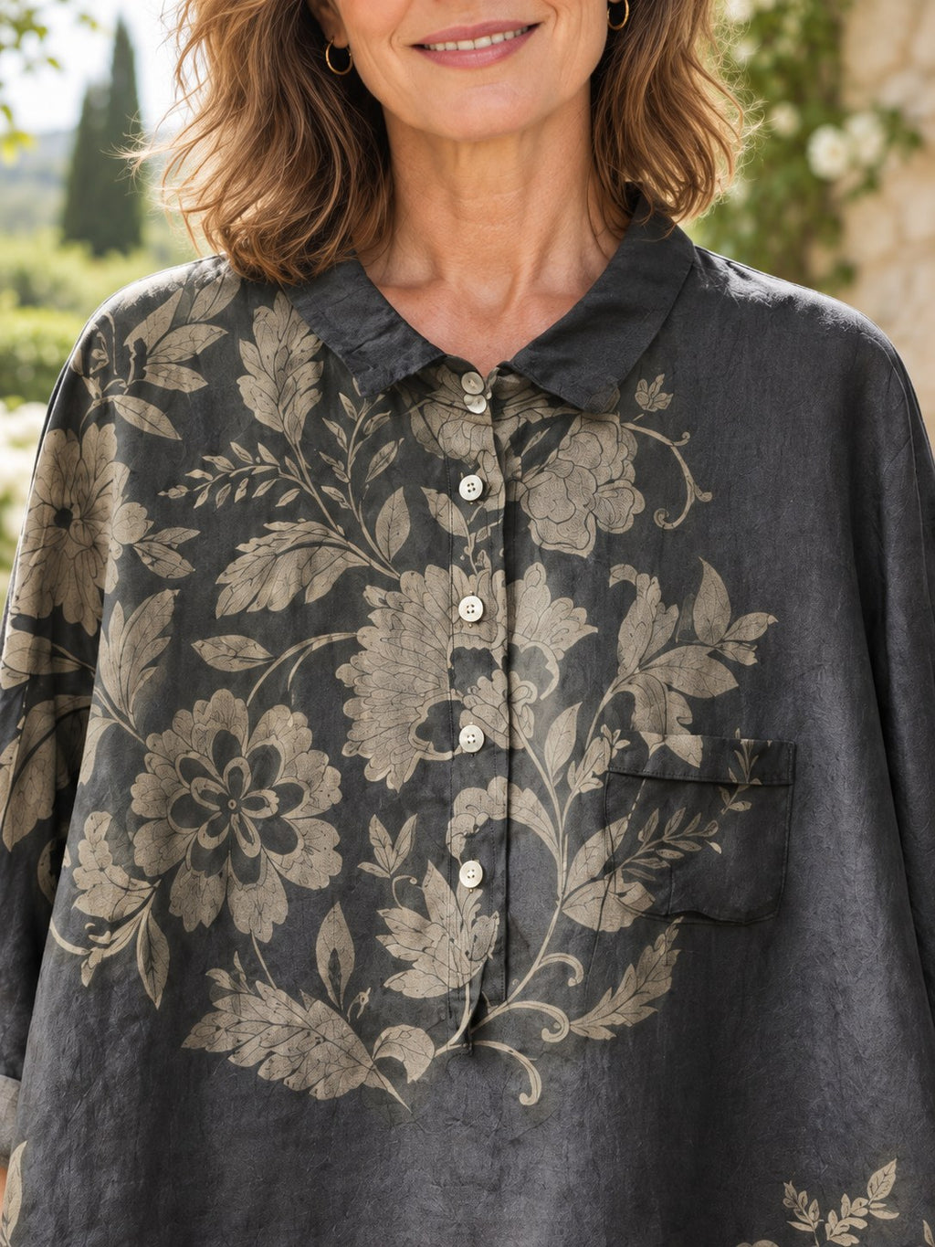 Meagan | Timeless Vintage Floral Blouse
