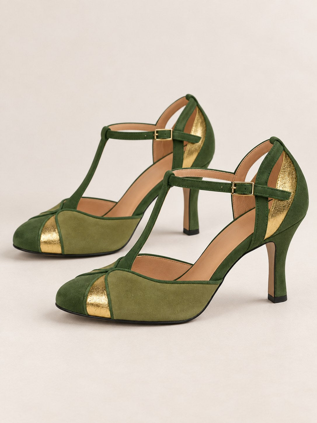 Megan | Sophisticated T-Strap Heels Image