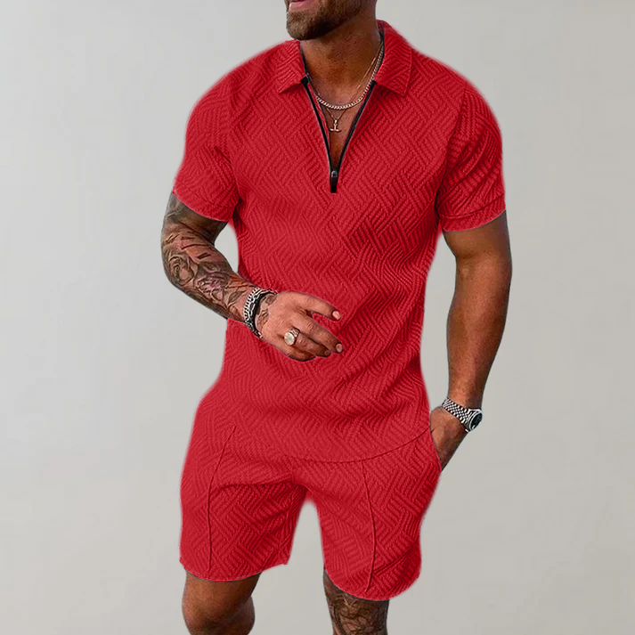Dylan | Stylish Casual Polo Shirt and Shorts Set