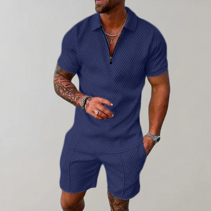 Dylan | Stylish Casual Polo Shirt and Shorts Set