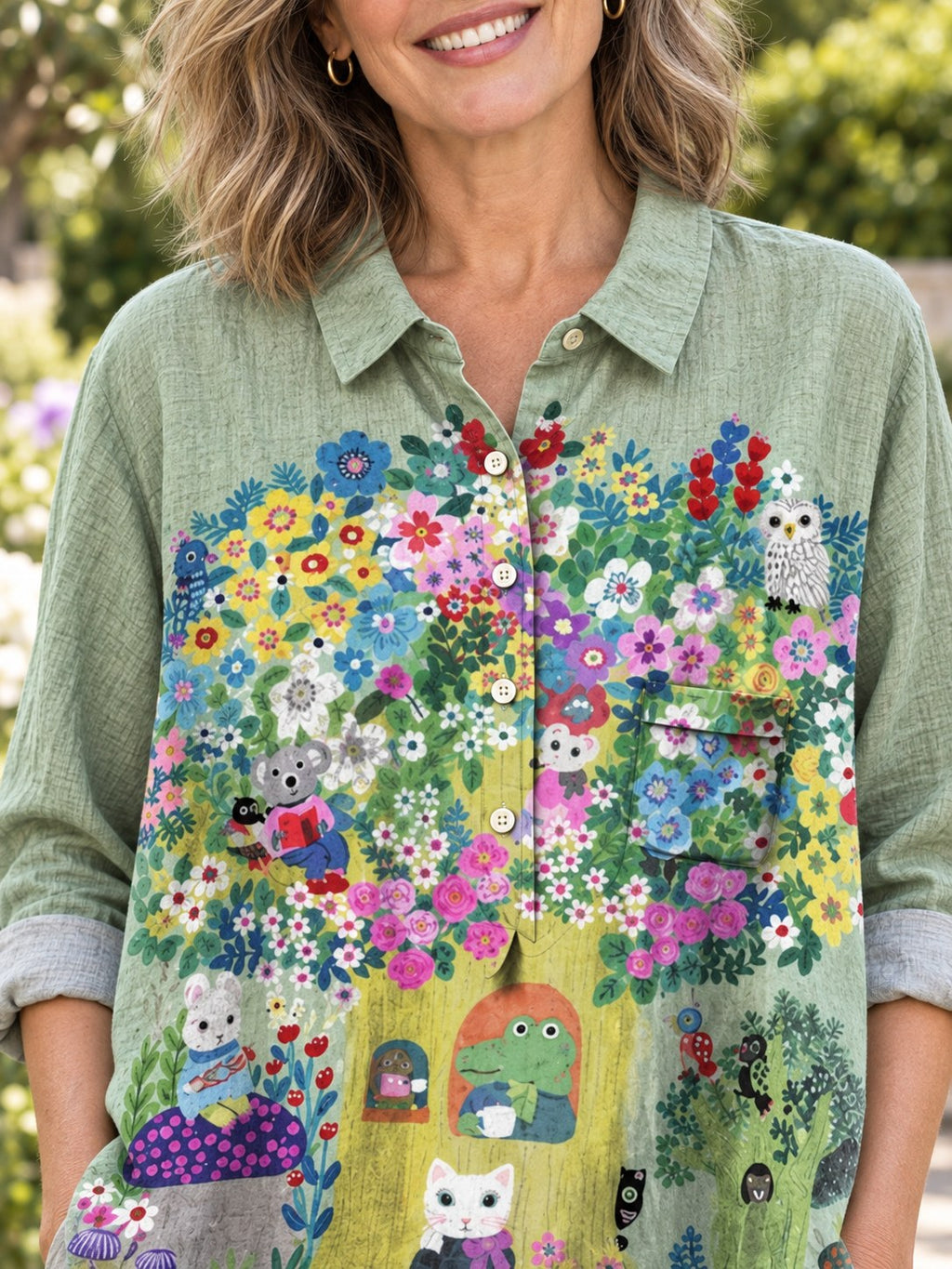 Monique | Modern Artistic Collar Blouse