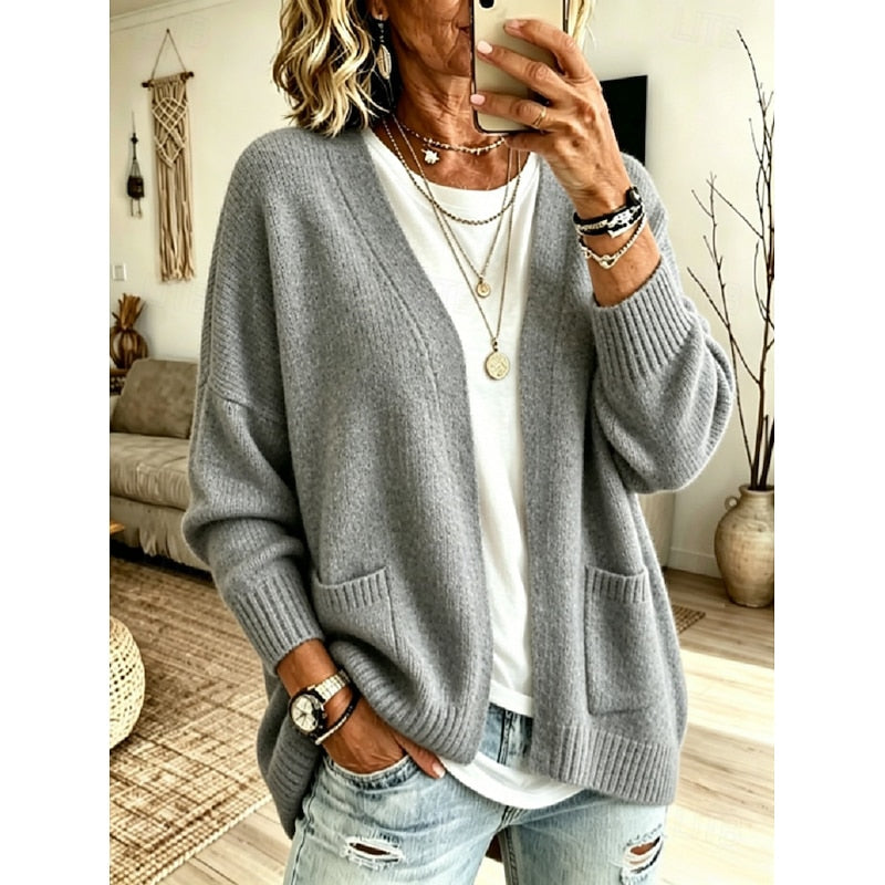 Iris | Relaxed Open-Front Cardigan Image