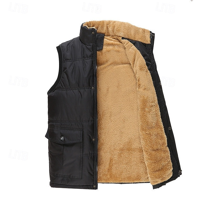 Cooper | Sherpa-Lined Puffer Vest Image