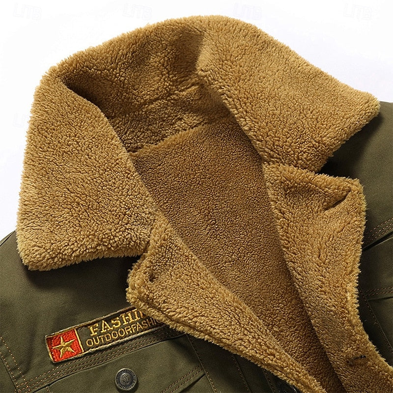 Sawyer | Fleece-Collar Utility Jacket Image