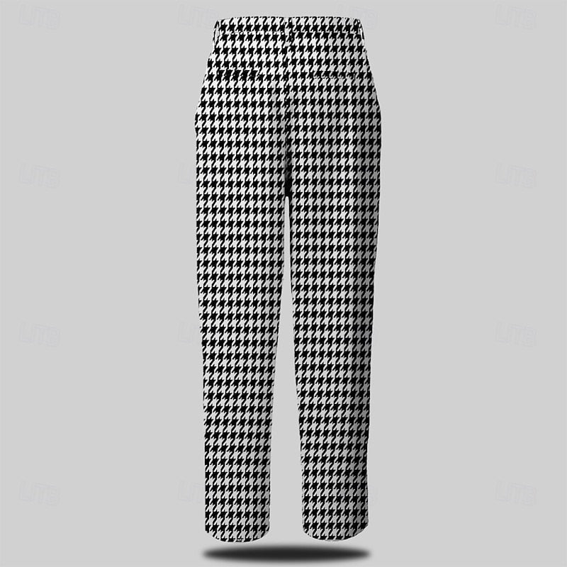 Nolan | Tailored Houndstooth Pants Image