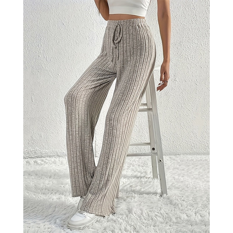 Paige | Wide-Leg High-Waist Pants Image