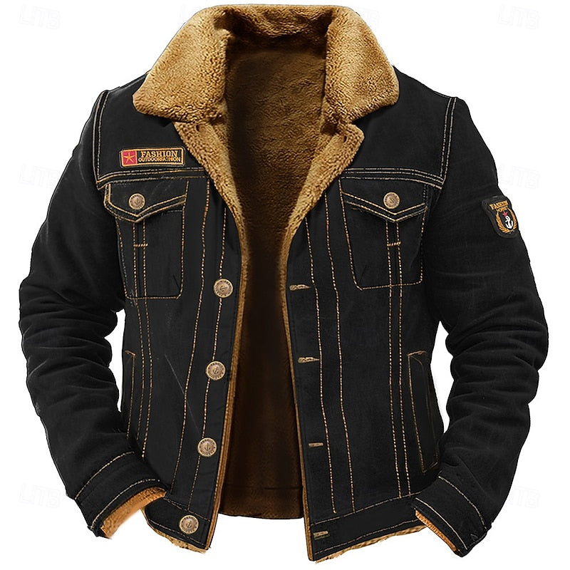 Sawyer | Fleece-Collar Utility Jacket Image