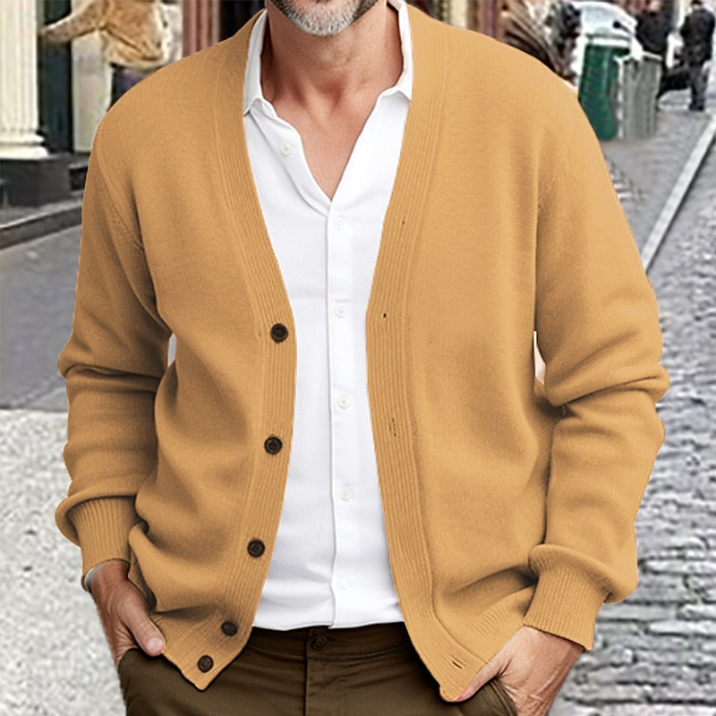 Emerson | Refined V-Neck Cardigan Image