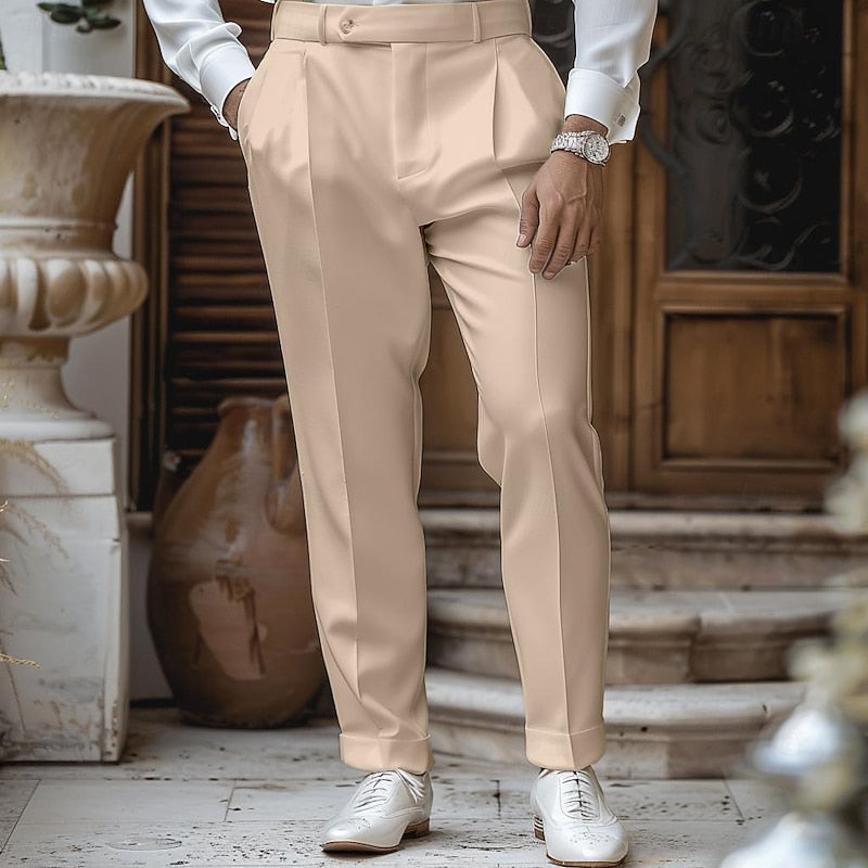 Reid | Tailored Straight-Leg Dress Pants Image