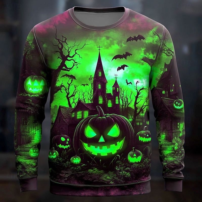 Casper | Halloween Graphic Crew Neck Sweatshirt Image