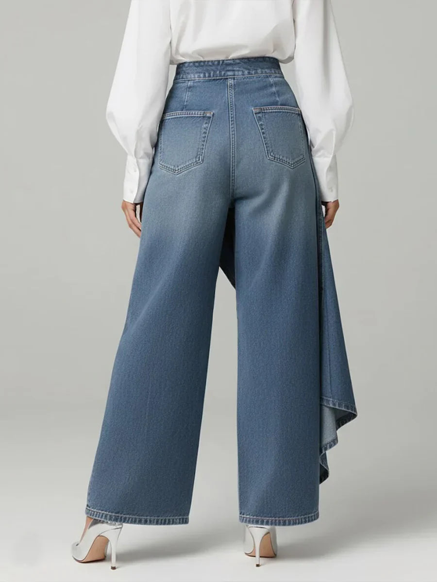 Margaret | Elegant High Waisted Wide-leg Pants Image