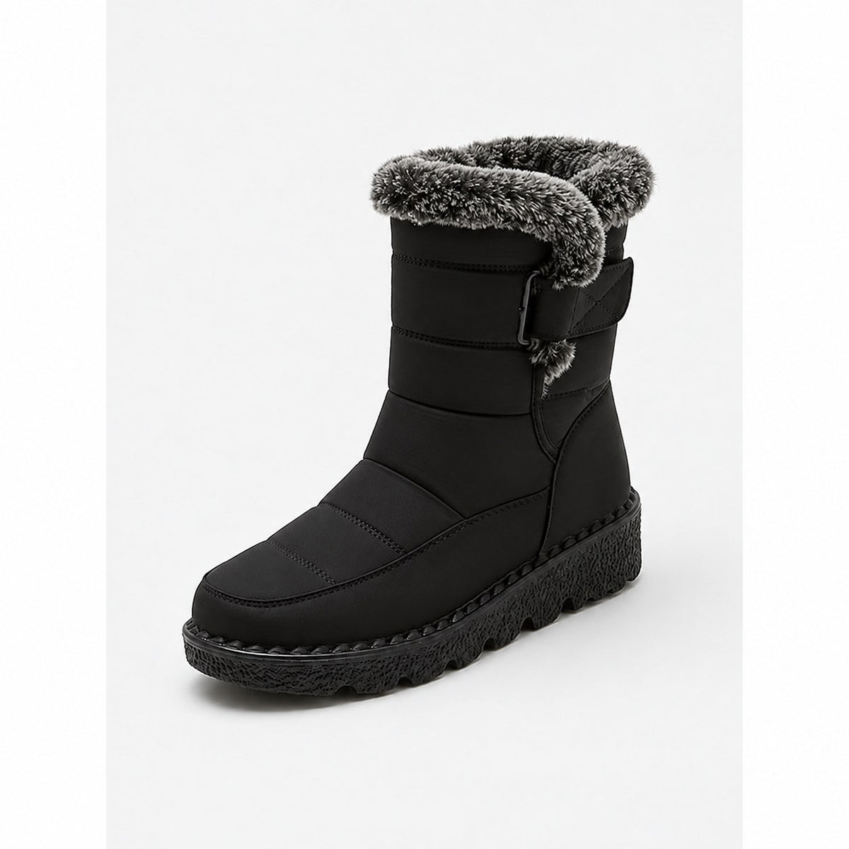Greta | Cozy Fur-Trimmed Winter Snow Boots