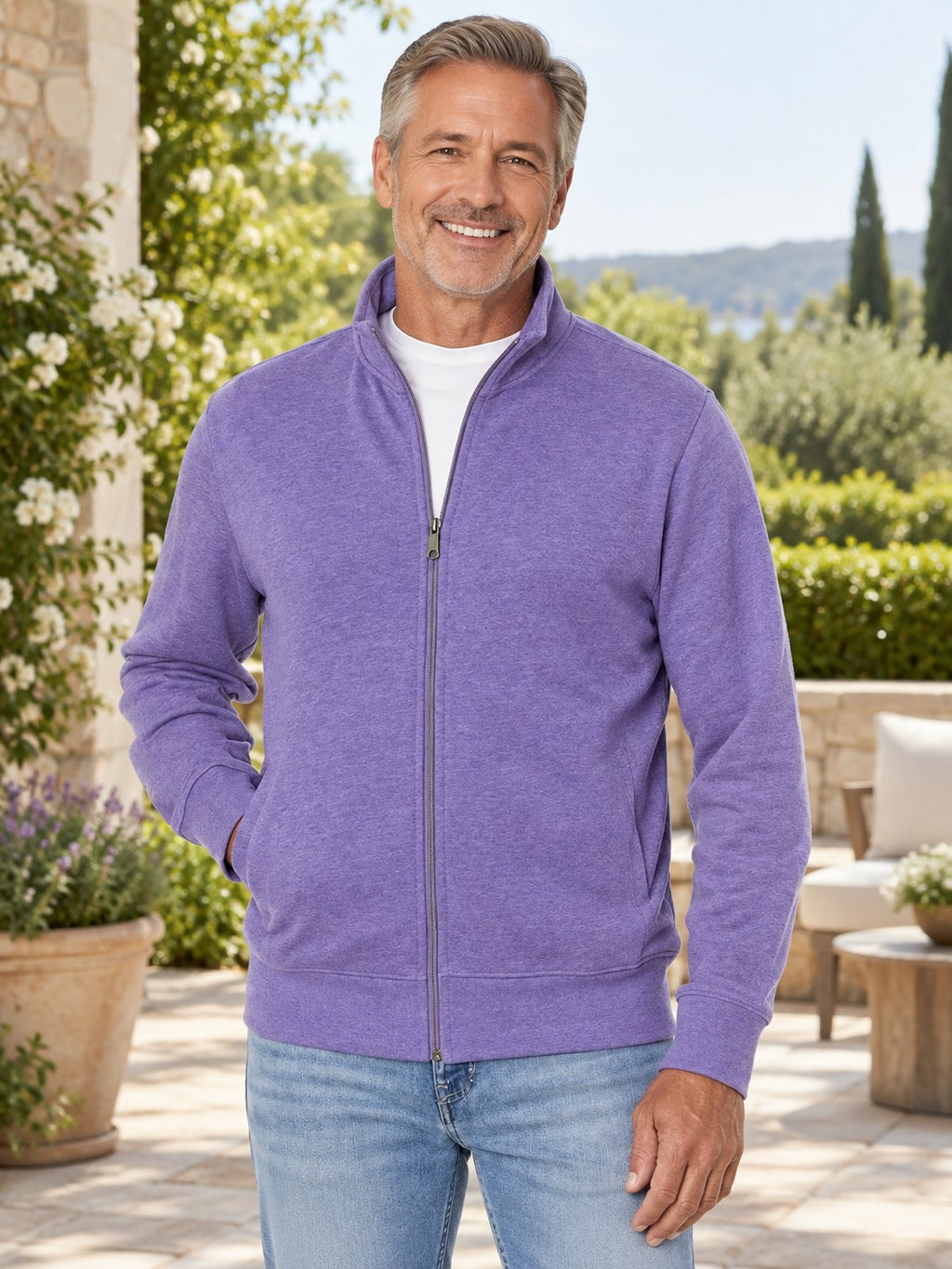 Palmer | Full-Zip Stand-Collar Jacket