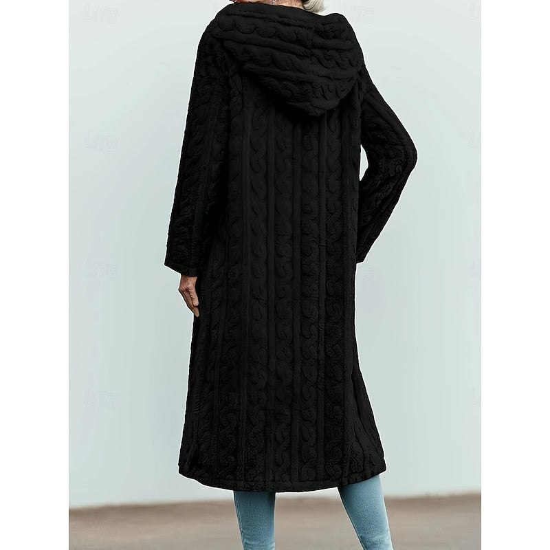 Georgina | Hooded Longline Coat Image