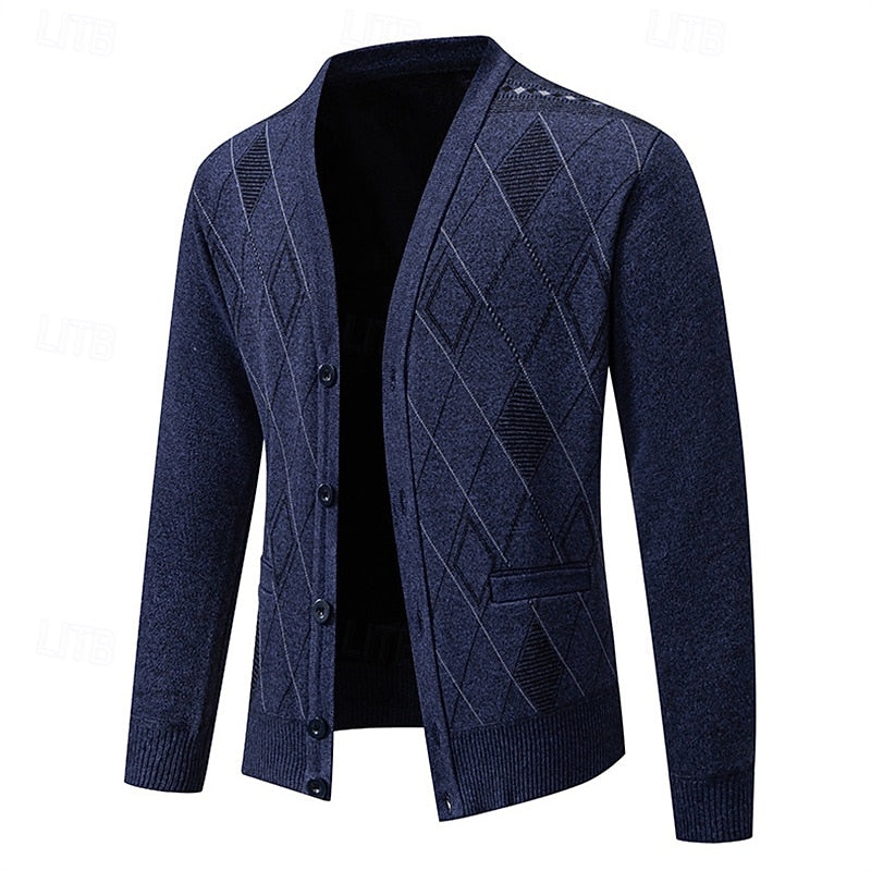 Weston | Refined Argyle Cardigan Image