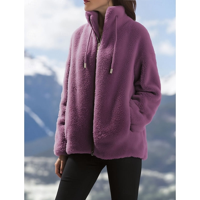 Freya | Cozy Zip-Up Coat Image