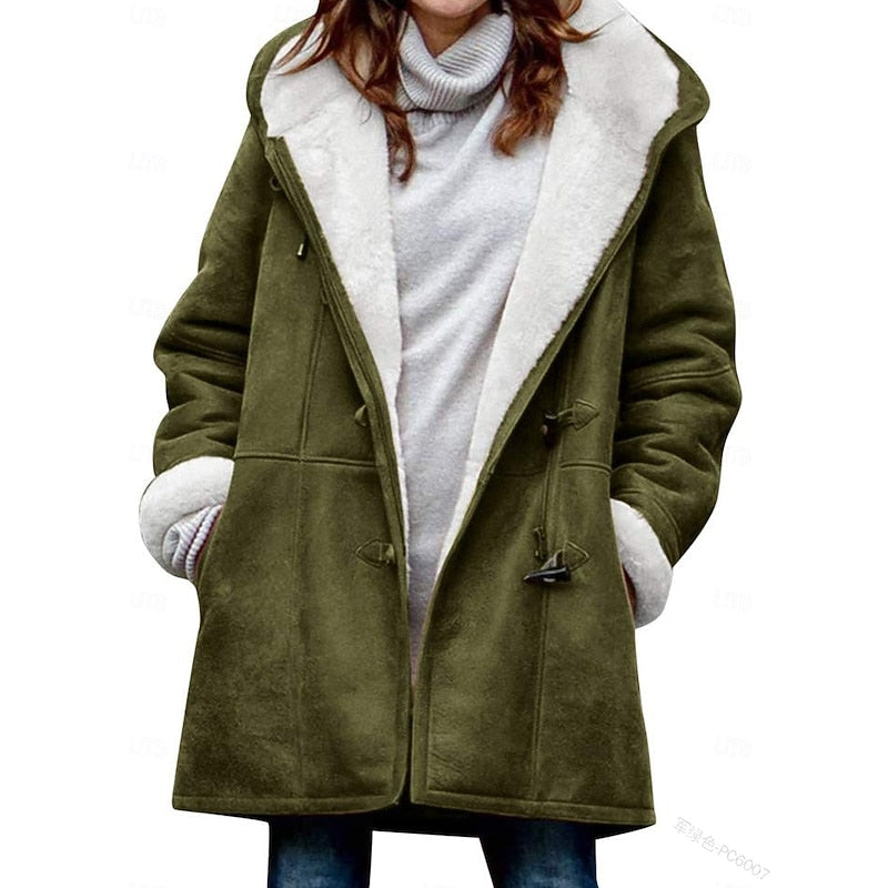 Marguerite | Cozy Hooded Winter Coat Image